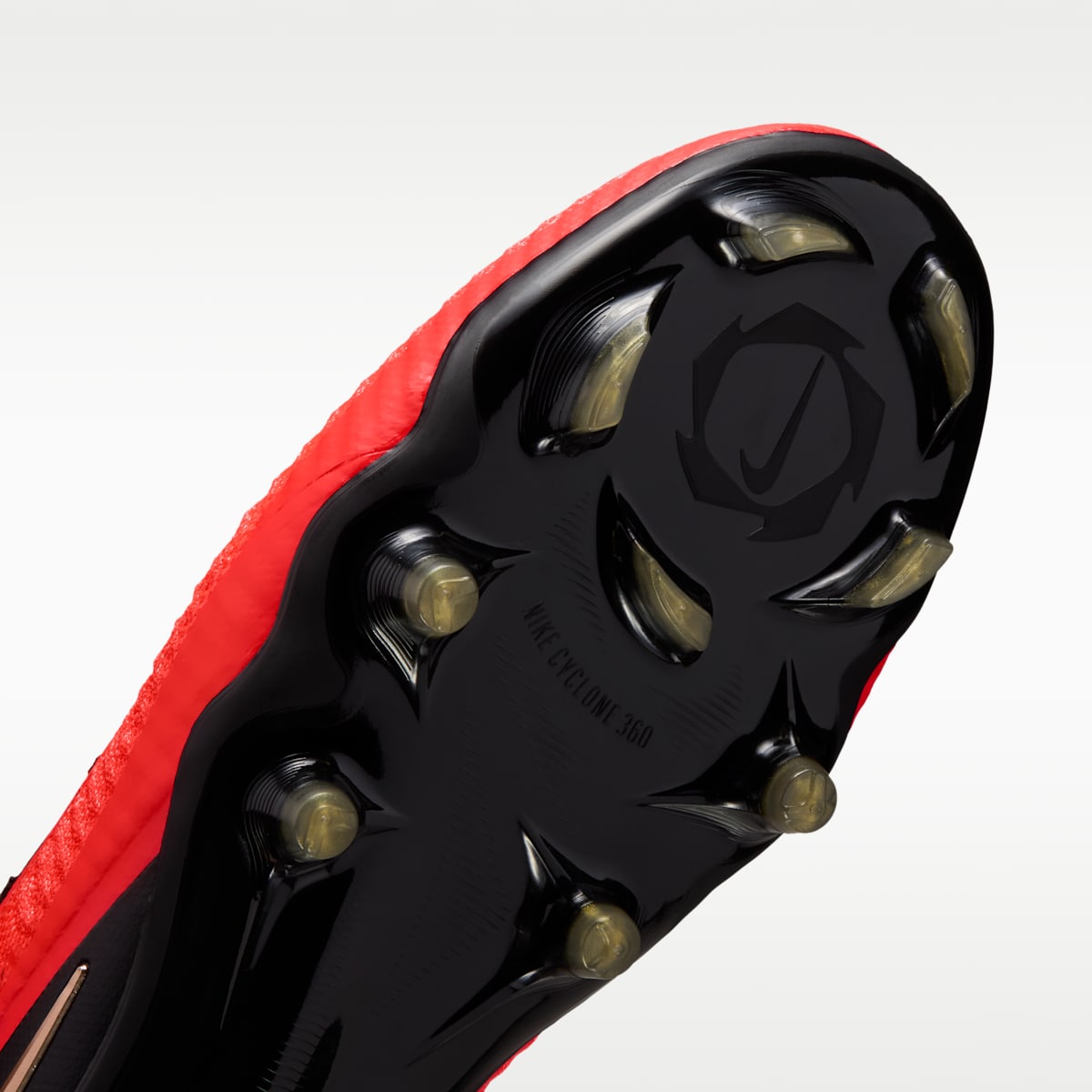 Nike Phantom 6 Low Elite Firm-Ground Soccer Cleats - Bright Crimson/Bright Crimson/Black - Image 7