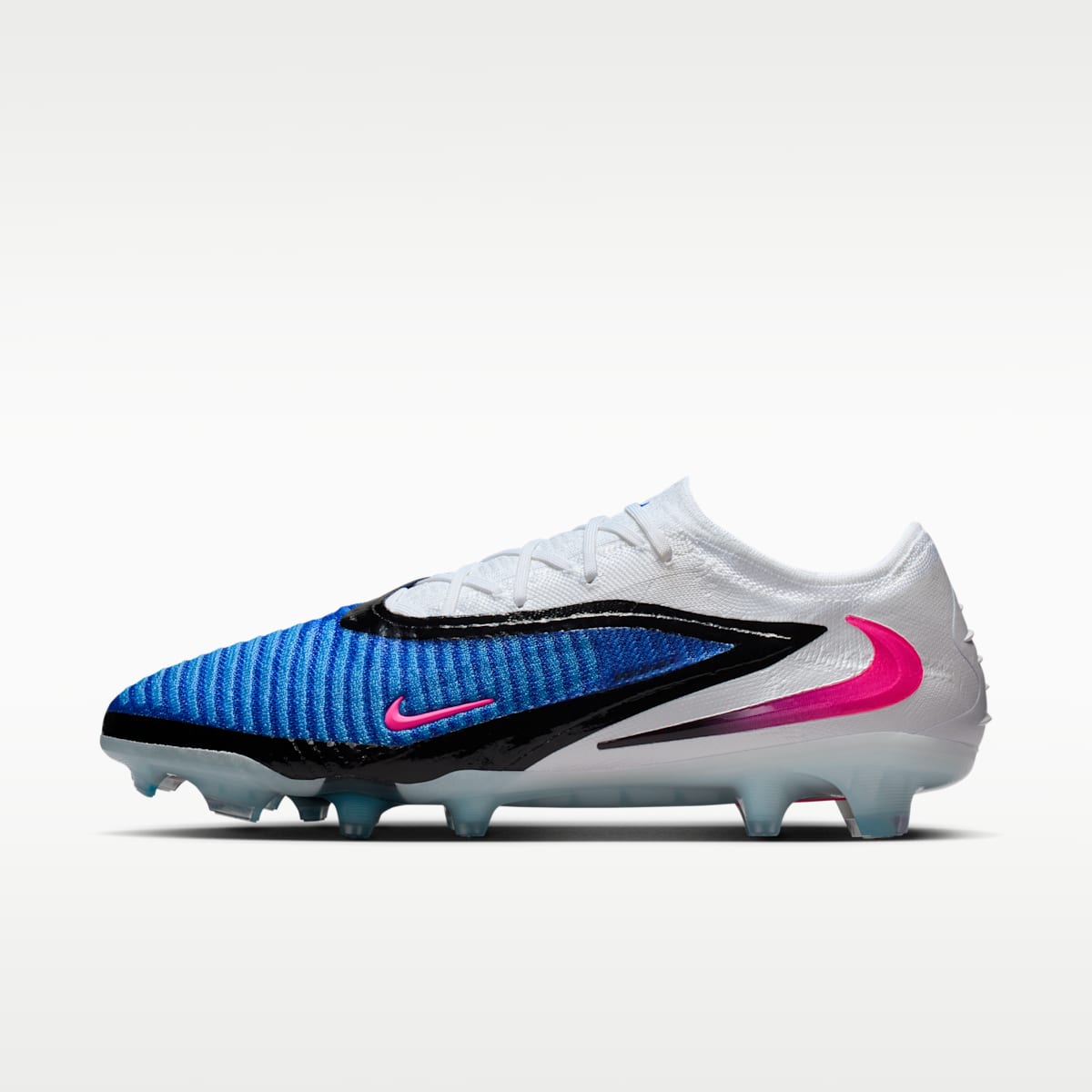 Women's Nike Phantom 6 Low Elite Firm-Ground Soccer Cleats - Racer Blue/White/Pink Blast