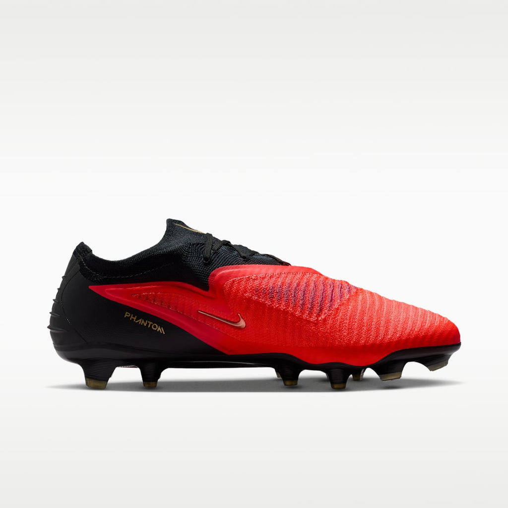 Nike Phantom 6 Low Elite Firm-Ground Soccer Cleats - Bright Crimson/Bright Crimson/Black - Image 3