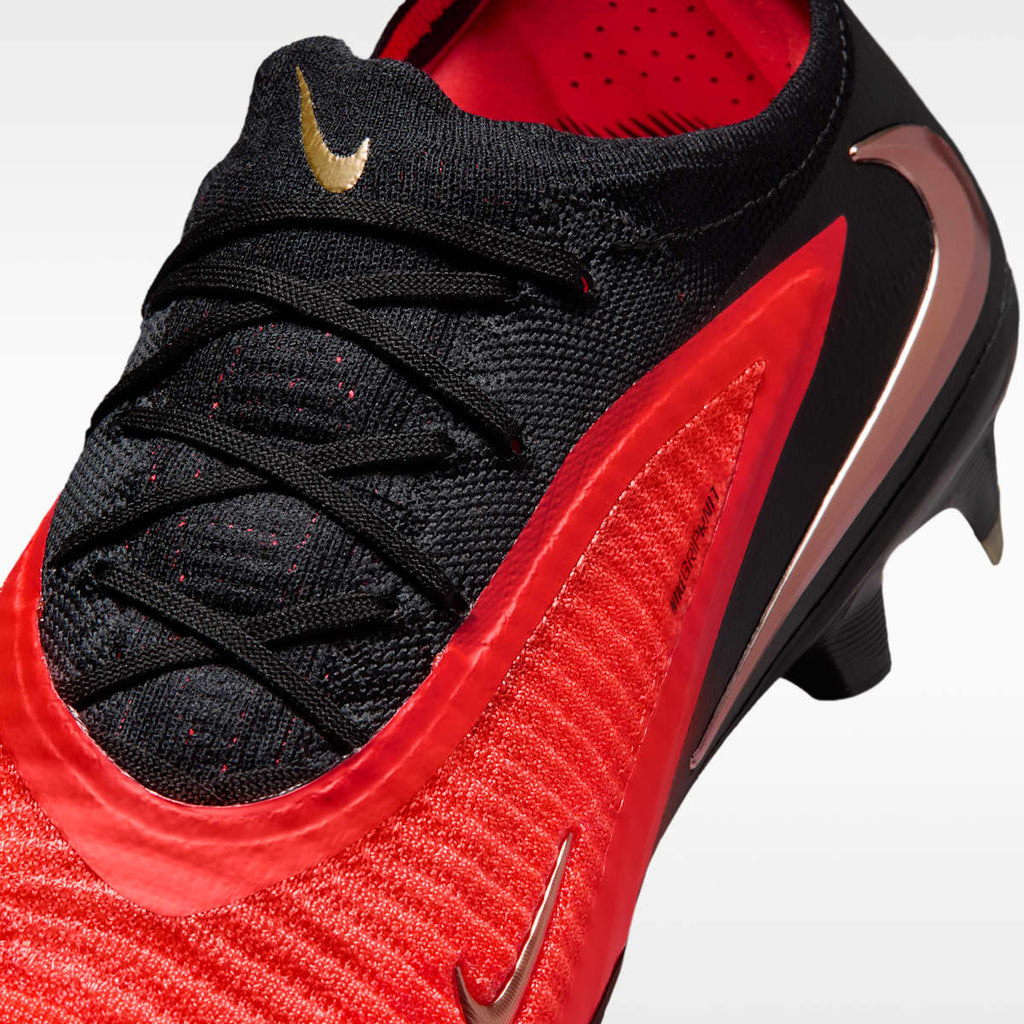 Nike Phantom 6 Low Elite Firm-Ground Soccer Cleats - Bright Crimson/Bright Crimson/Black - Image 8