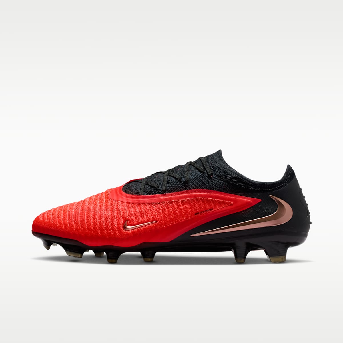 Nike Phantom 6 Low Elite Firm-Ground Soccer Cleats - Bright Crimson/Bright Crimson/Black - Image 1