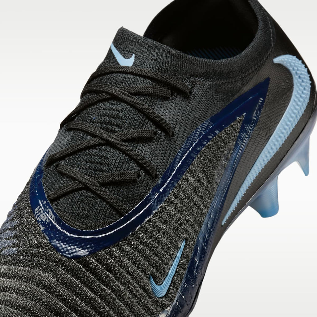 Nike Phantom 6 Low Elite Firm-Ground Soccer Cleats - Black/Black - Image 8