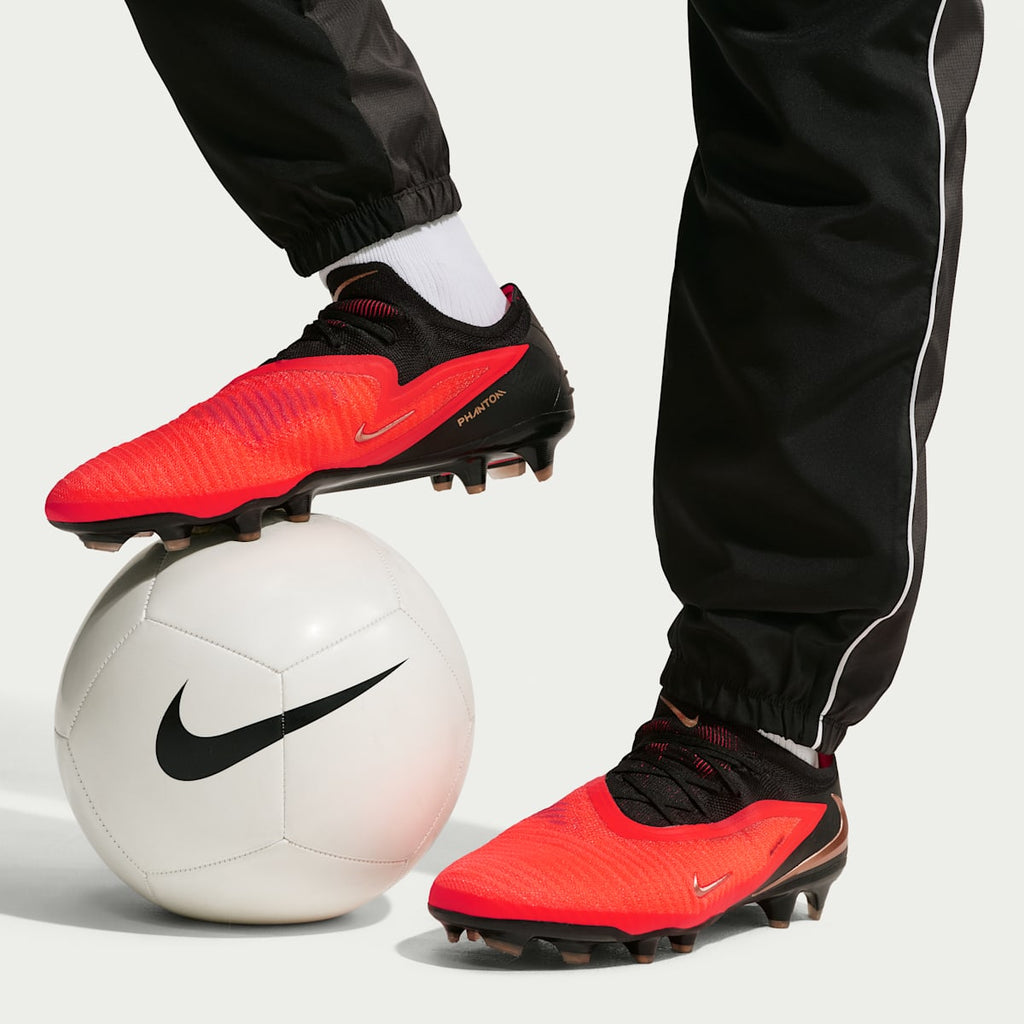 Nike Phantom 6 Low Elite Firm-Ground Soccer Cleats - Bright Crimson/Bright Crimson/Black - Image 11
