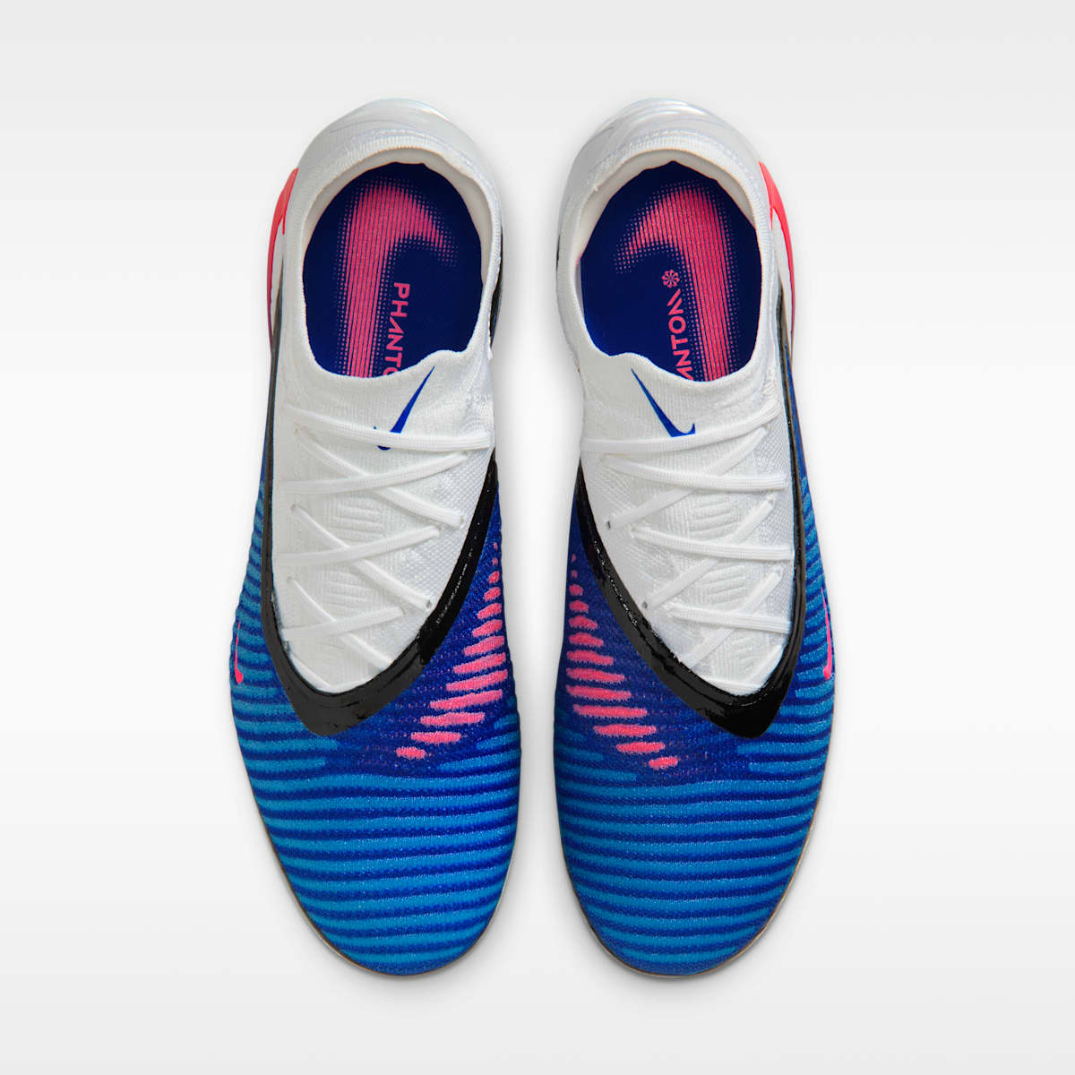 Nike Phantom 6 Low Elite Firm-Ground Soccer Cleats - Racer Blue/White/Pink Blast - Image 4