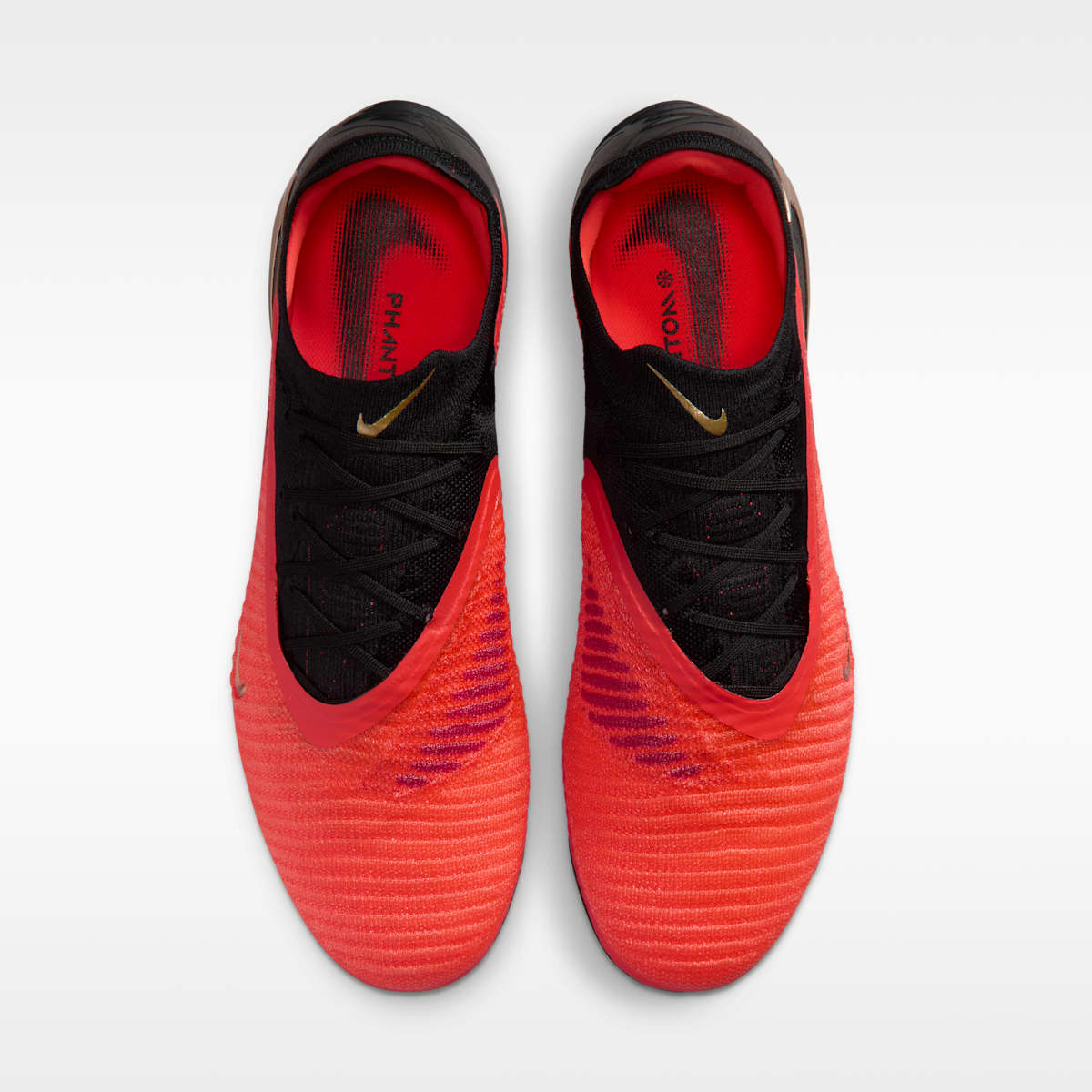 Nike Phantom 6 Low Elite Firm-Ground Soccer Cleats - Bright Crimson/Bright Crimson/Black - Image 4