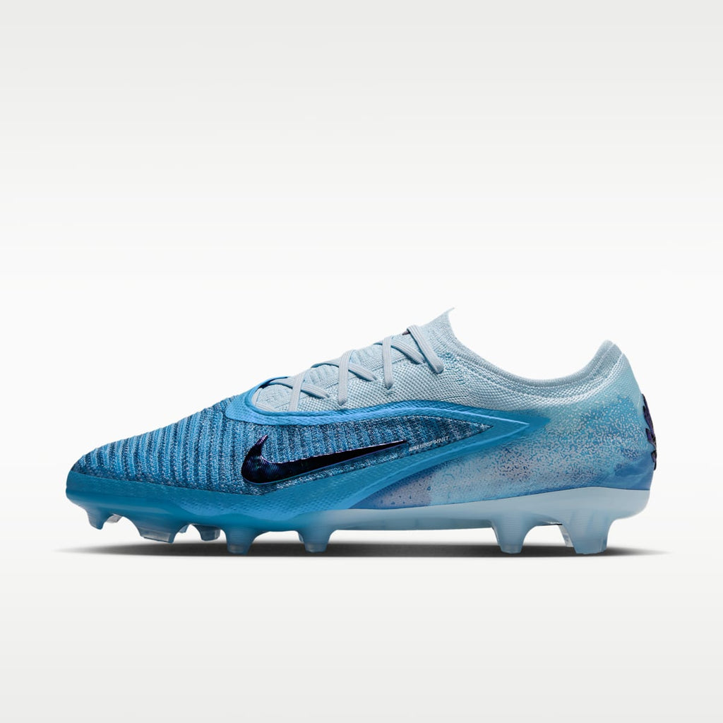 Women's Nike Phantom 6 Low Elite "Erling Haaland" Firm-Ground Soccer Cleats - Baltic Blue/Glacier Blue/Blue Eclipse