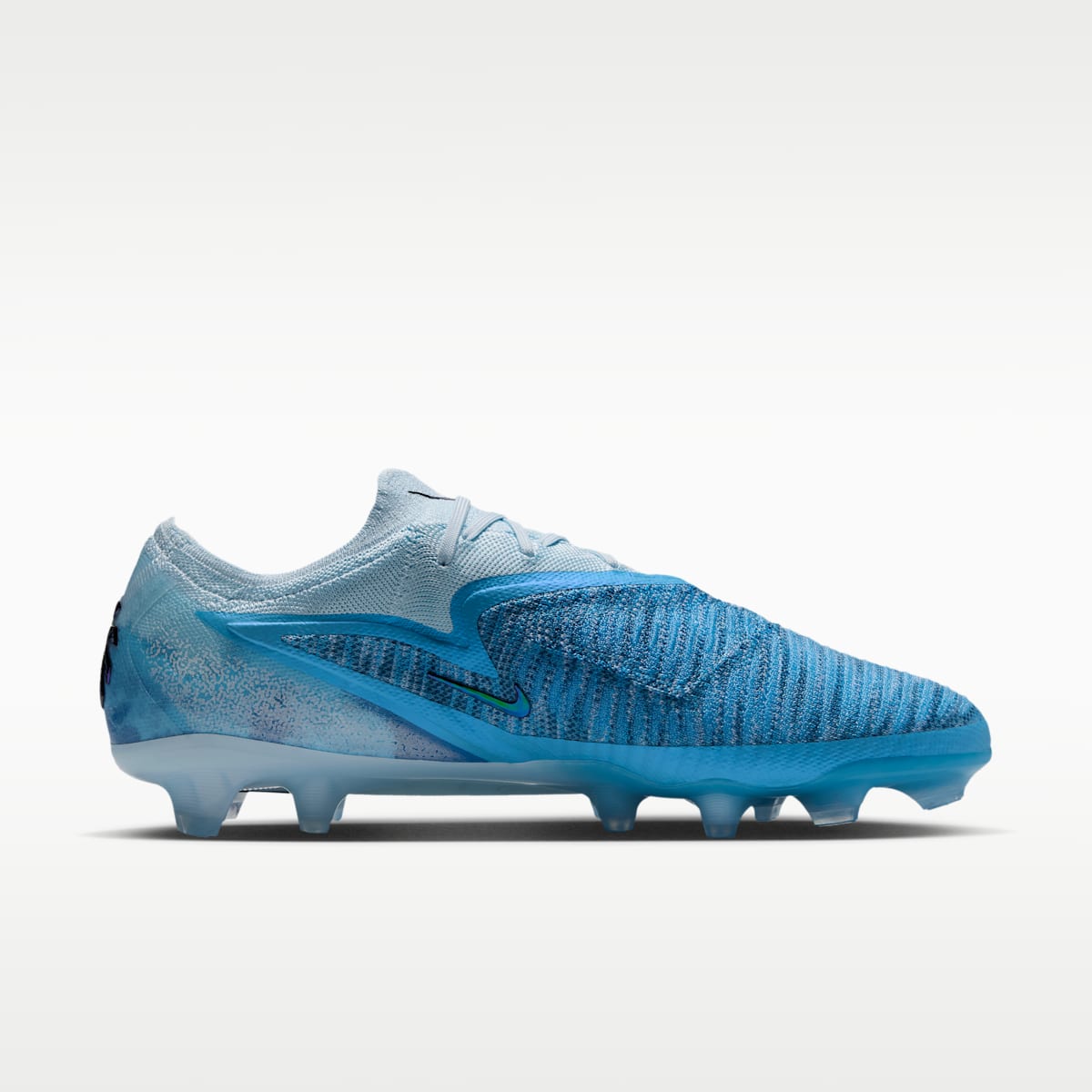 Women's Nike Phantom 6 Low Elite "Erling Haaland" Firm-Ground Soccer Cleats - Baltic Blue/Glacier Blue/Blue Eclipse