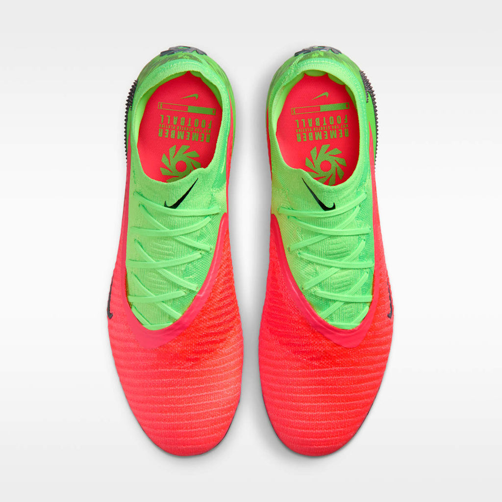 Nike Phantom 6 Low Elite "Erling Haaland" Firm-Ground Soccer Cleats - Hot Punch/Green Strike/Black - Image 4