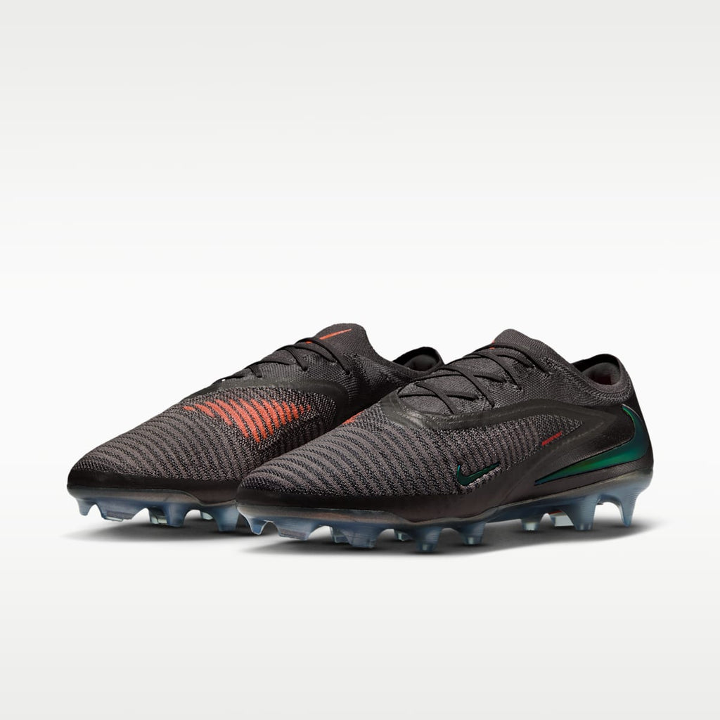 Women's Nike Phantom 6 Low Elite LV8 Firm-Ground Soccer Cleats - Medium Ash/Black/Gold Amber