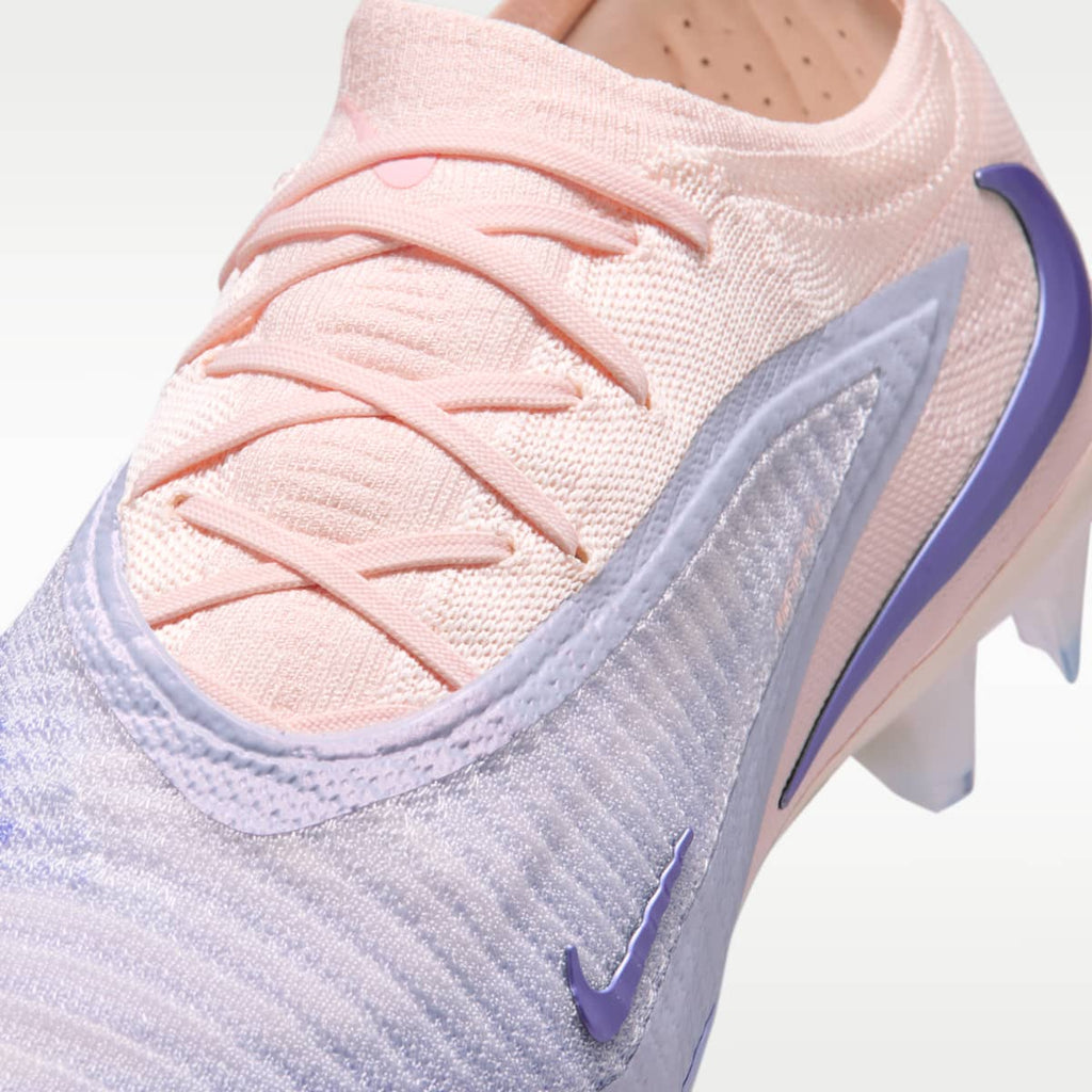 Nike Phantom 6 Low Elite LV8 Firm-Ground Soccer Cleats - Ghost/Guava Ice/Ghost - Image 8