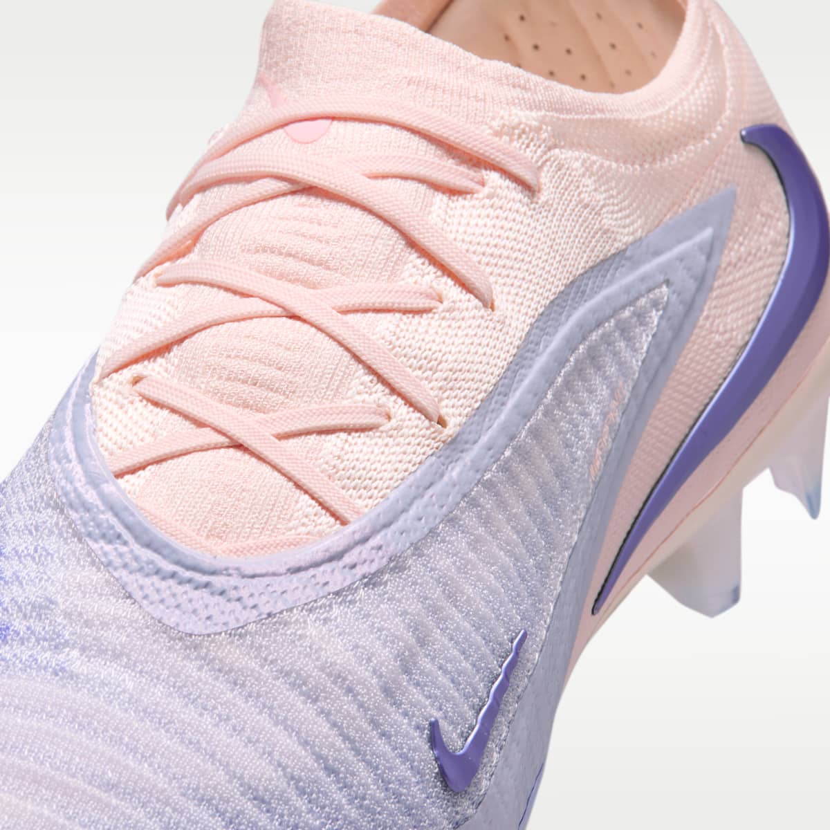 Nike Phantom 6 Low Elite LV8 Firm-Ground Soccer Cleats - Ghost/Guava Ice/Ghost - Image 8