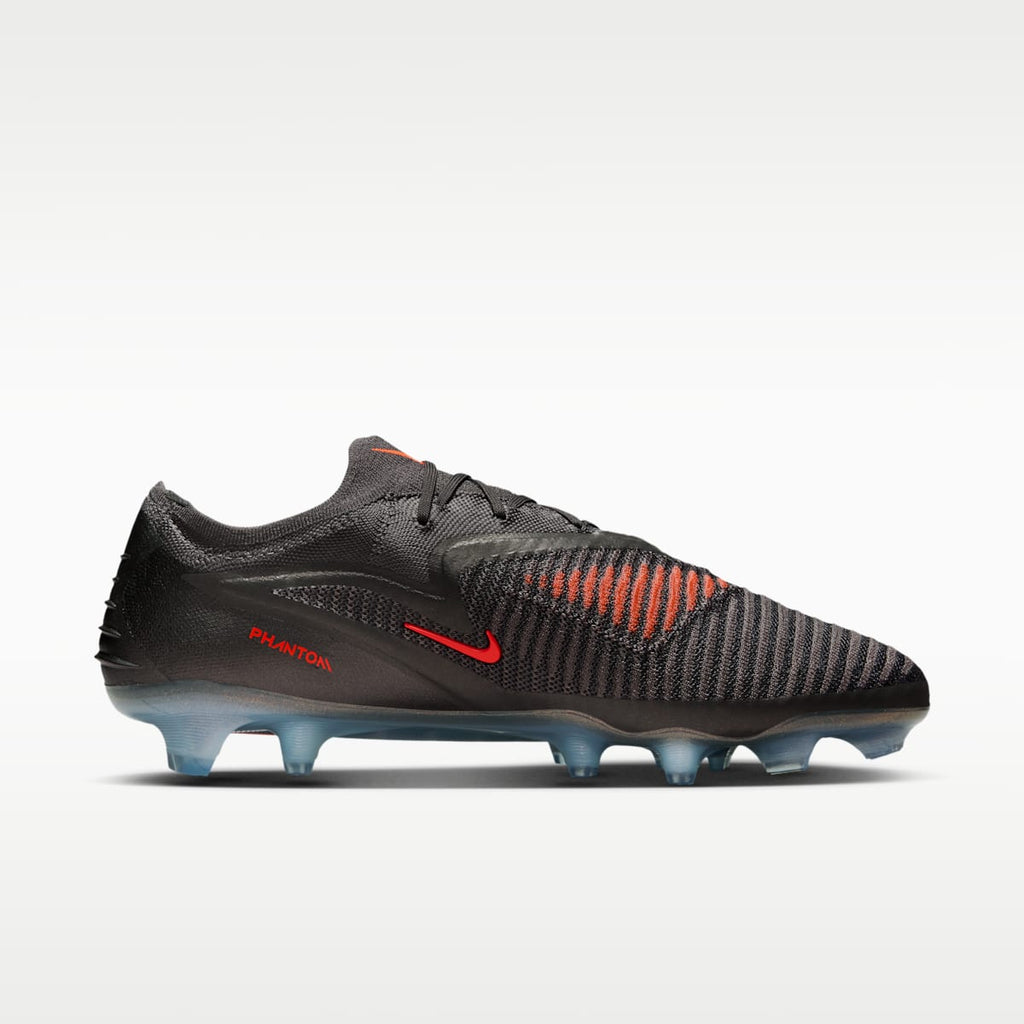 Nike Phantom 6 Low Elite LV8 Firm-Ground Soccer Cleats - Medium Ash/Black/Gold Amber - Image 3
