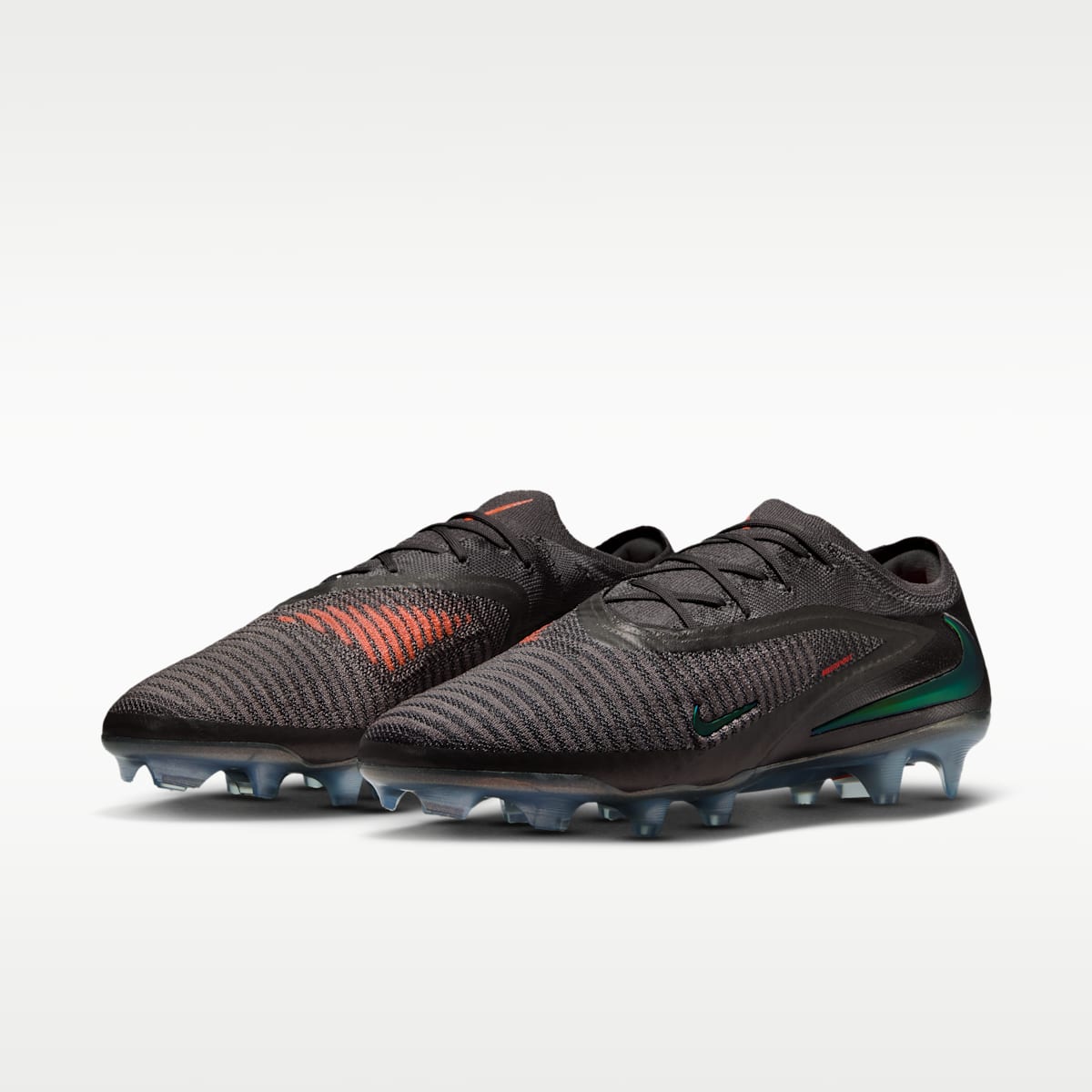 Nike Phantom 6 Low Elite LV8 Firm-Ground Soccer Cleats - Medium Ash/Black/Gold Amber - Image 5