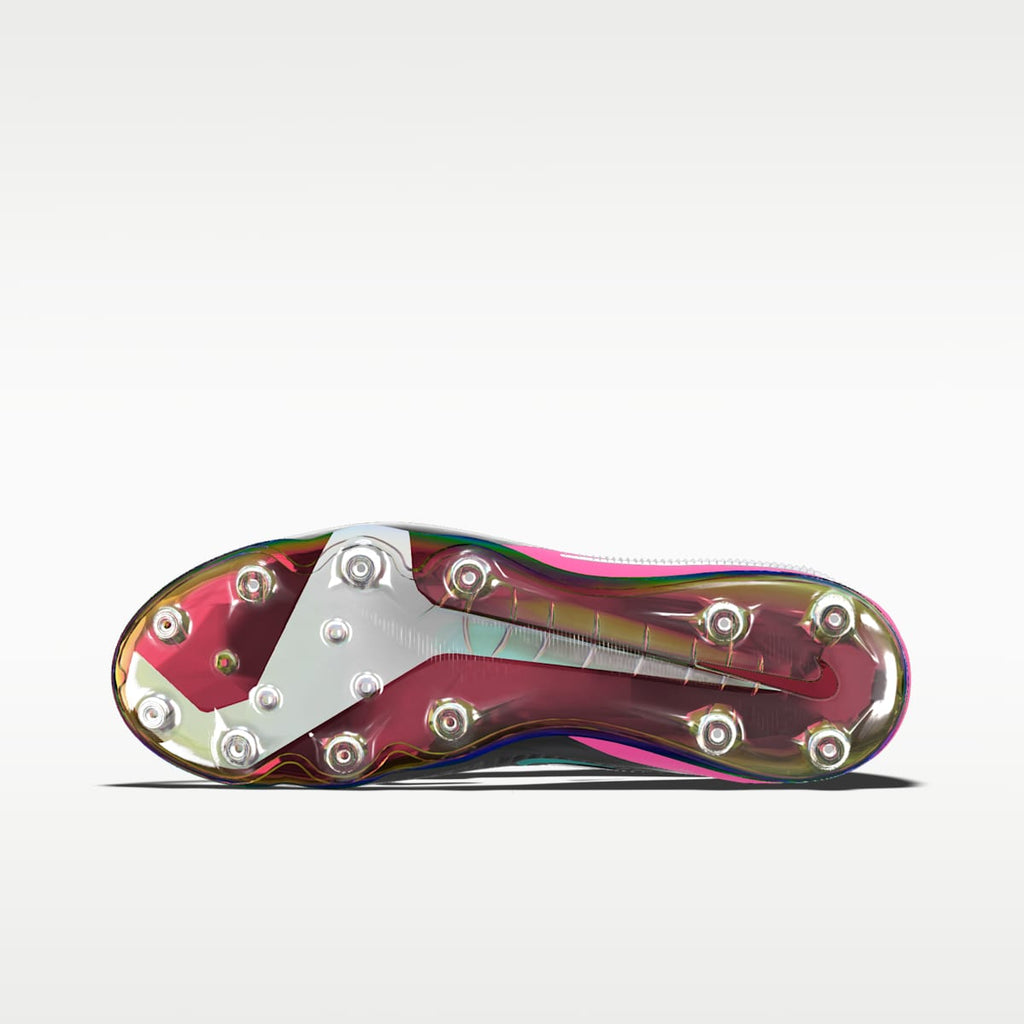 Nike Phantom 6 Low Elite By You Custom Firm-Ground Soccer Cleats - Racer Blue/Racer Blue/Multi-Color - Image 6