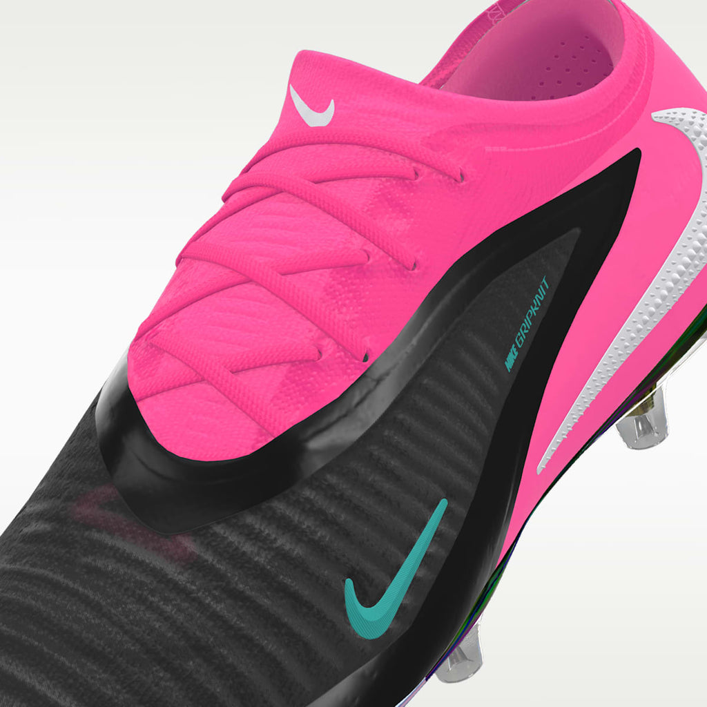 Nike Phantom 6 Low Elite By You Custom Firm-Ground Soccer Cleats - Racer Blue/Racer Blue/Multi-Color - Image 8
