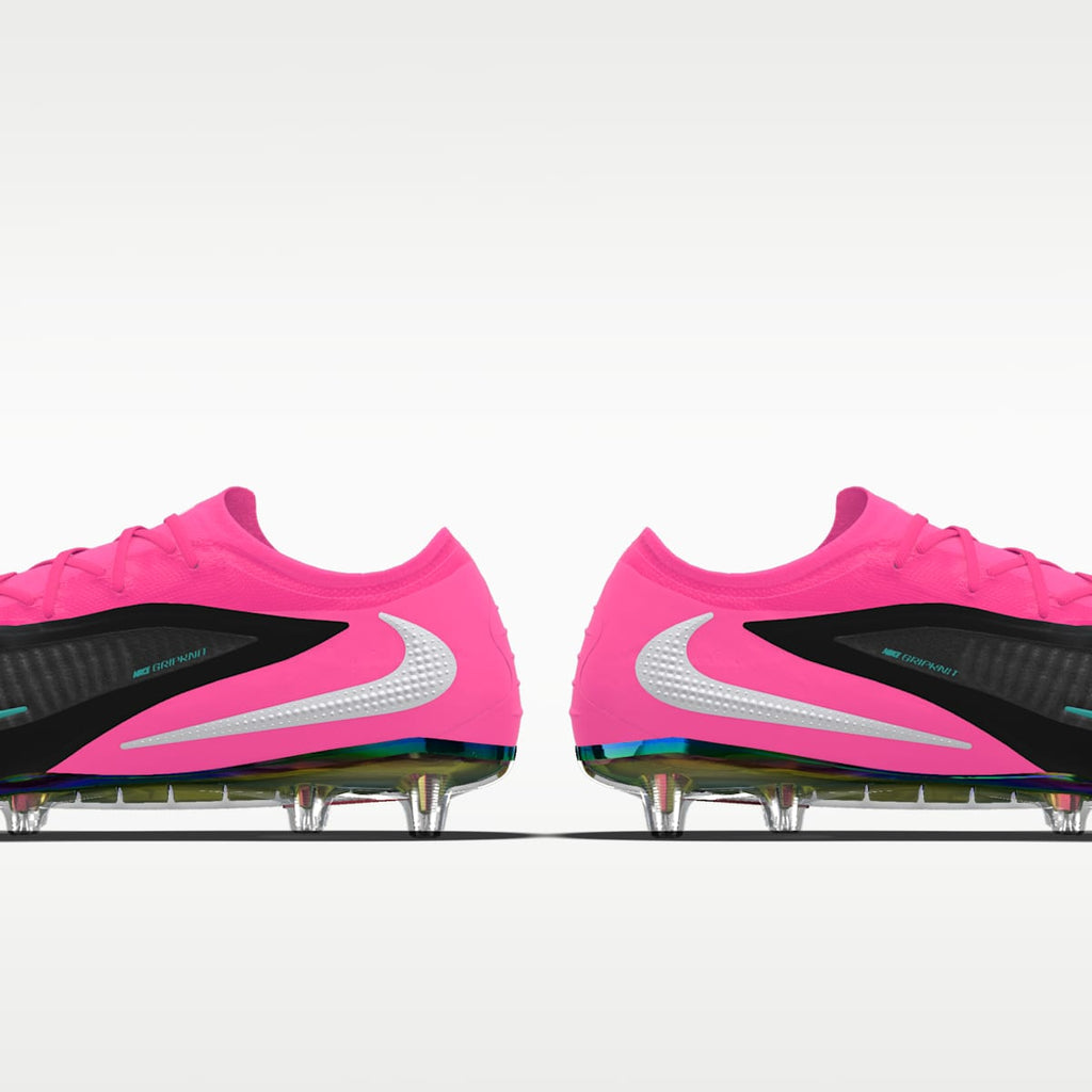 Nike Phantom 6 Low Elite By You Custom Firm-Ground Soccer Cleats - Racer Blue/Racer Blue/Multi-Color - Image 7