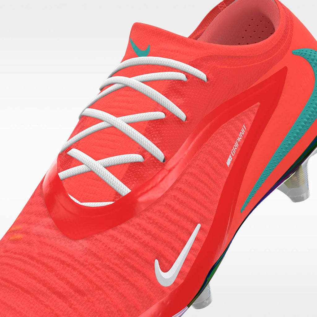 Nike Phantom 6 Low Elite By You Custom Firm-Ground Soccer Cleats - Racer Blue/Racer Blue/Multi-Color - Image 8