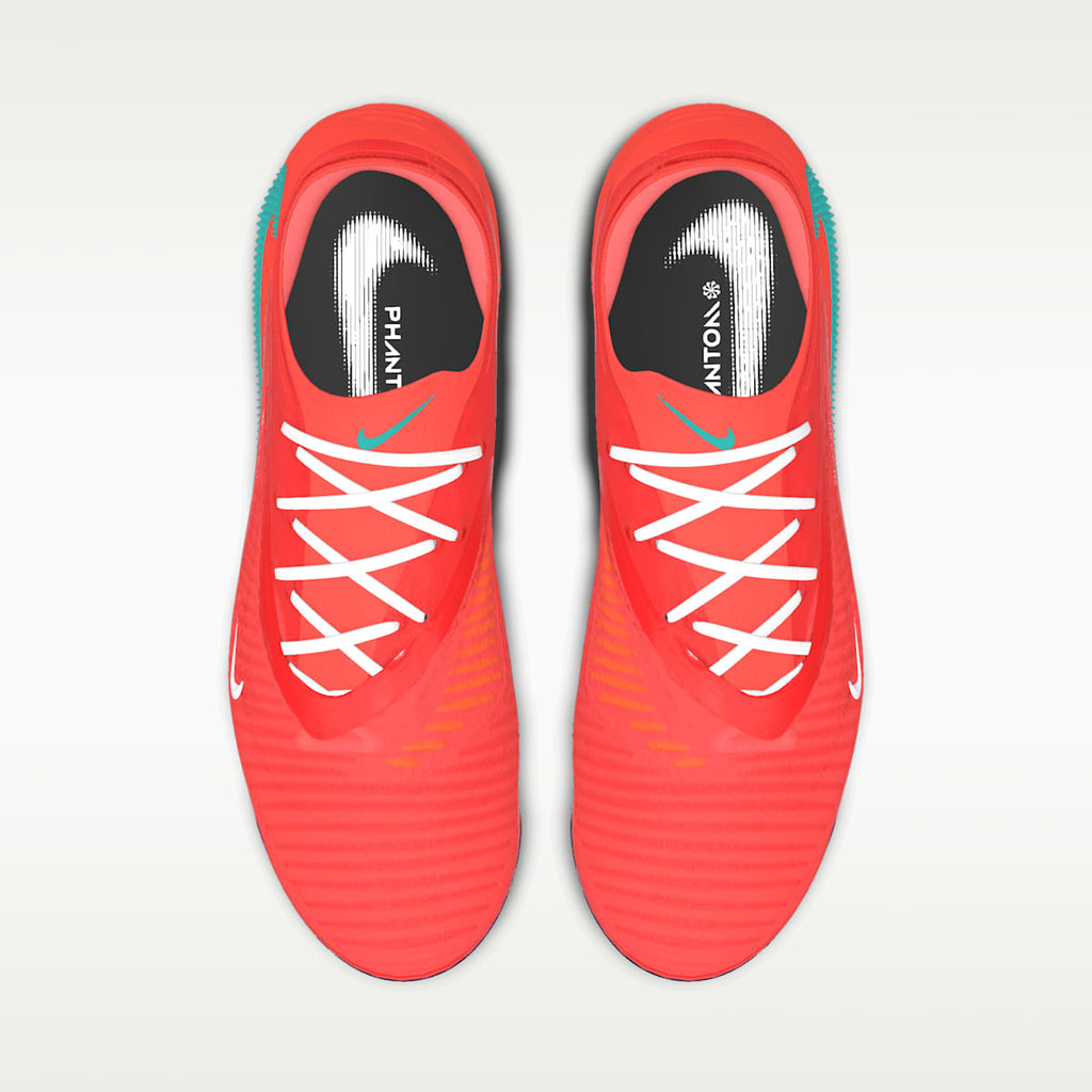 Nike Phantom 6 Low Elite By You Custom Firm-Ground Soccer Cleats - Racer Blue/Racer Blue/Multi-Color - Image 4