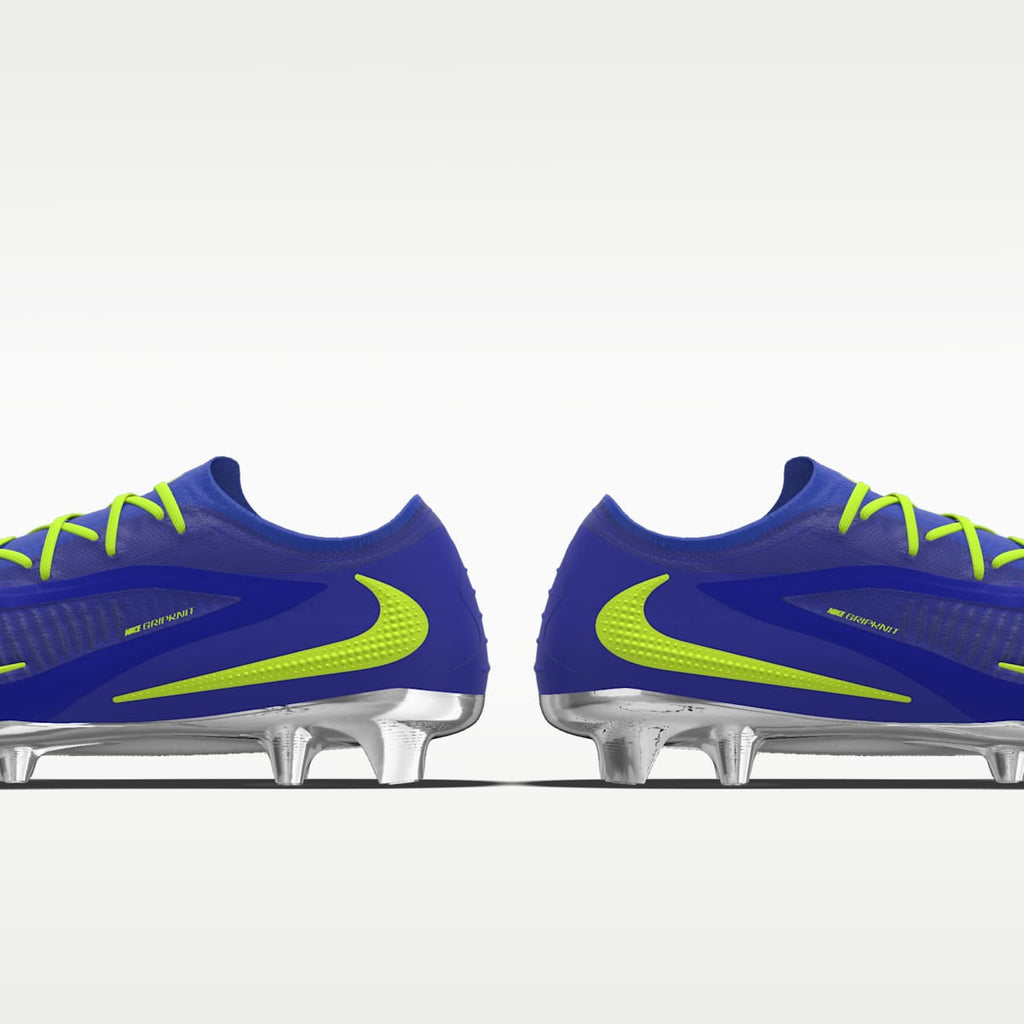 Nike Phantom 6 Low Elite By You Custom Firm-Ground Soccer Cleats - Racer Blue/Racer Blue/Multi-Color - Image 7
