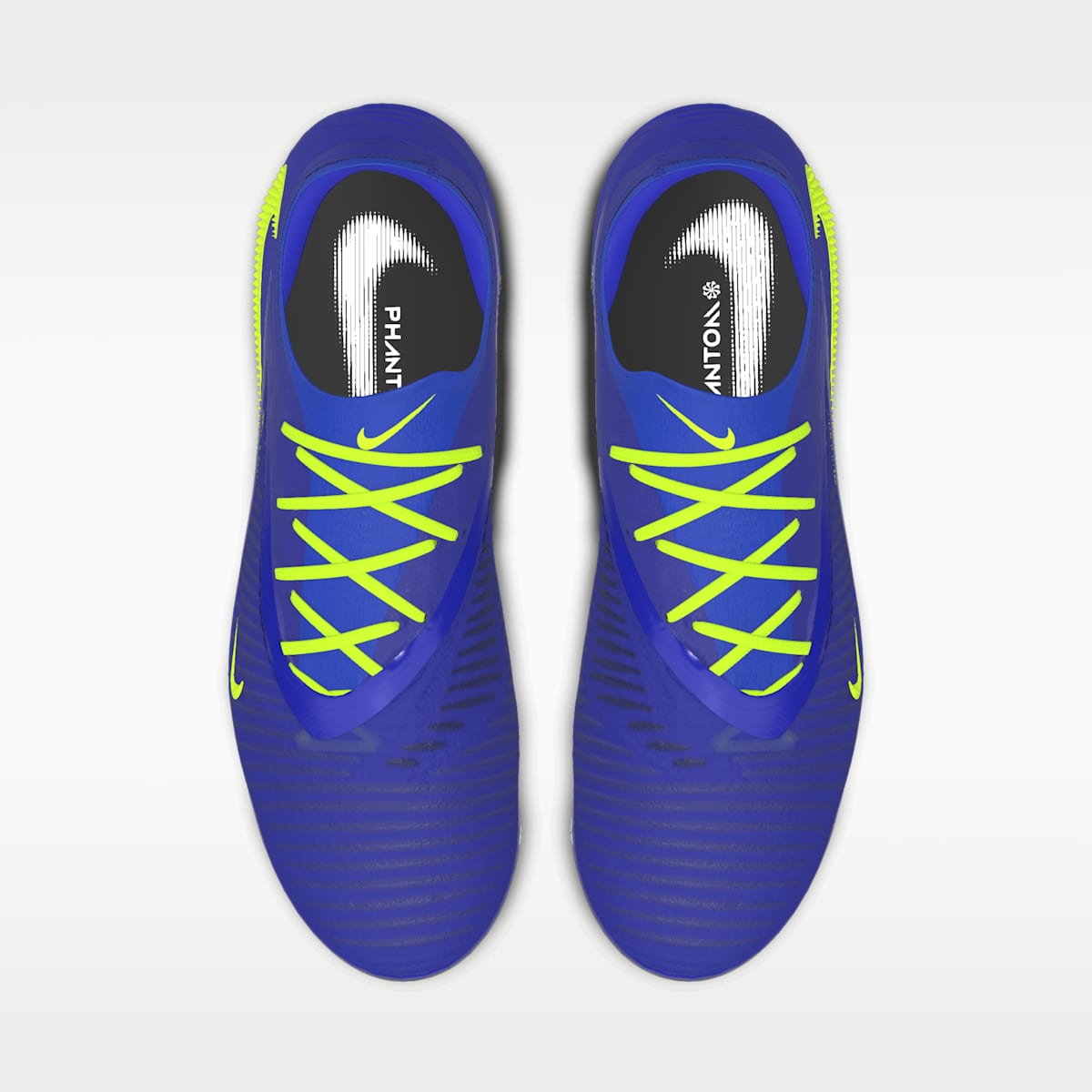 Nike Phantom 6 Low Elite By You Custom Firm-Ground Soccer Cleats - Racer Blue/Racer Blue/Multi-Color - Image 4