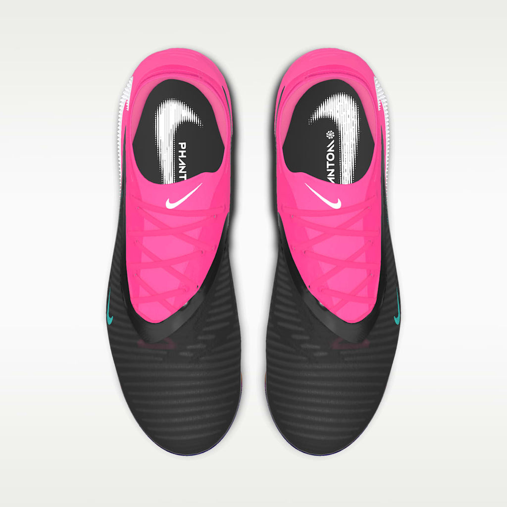 Nike Phantom 6 Low Elite By You Custom Firm-Ground Soccer Cleats - Racer Blue/Racer Blue/Multi-Color - Image 4