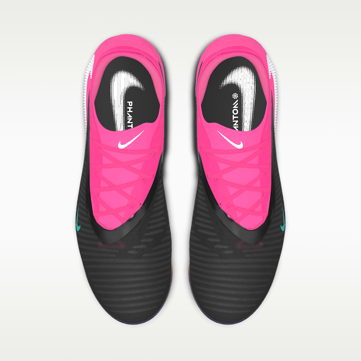 Nike Phantom 6 Low Elite By You Custom Firm-Ground Soccer Cleats - Racer Blue/Racer Blue/Multi-Color - Image 4