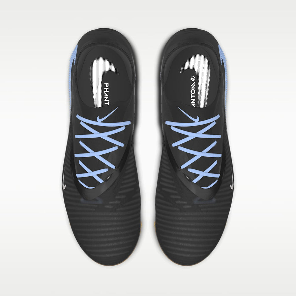 Nike Phantom 6 Low Elite By You Custom Firm-Ground Soccer Cleats - Racer Blue/Racer Blue/Multi-Color - Image 4