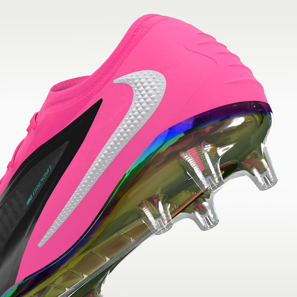 Nike Phantom 6 Low Elite By You Custom Firm-Ground Soccer Cleats - Racer Blue/Racer Blue/Multi-Color - Image 9