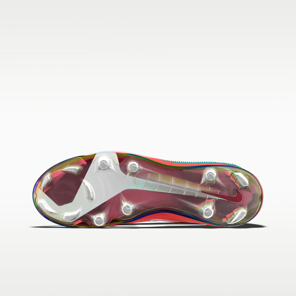 Nike Phantom 6 Low Elite By You Custom Firm-Ground Soccer Cleats - Racer Blue/Racer Blue/Multi-Color - Image 6