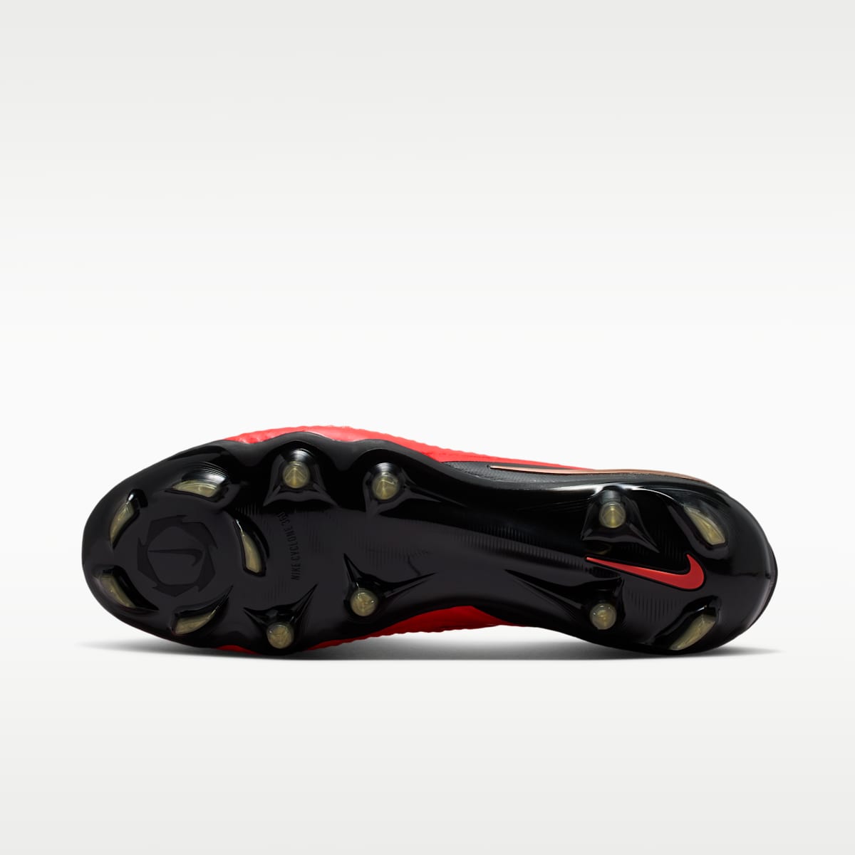 Nike Phantom 6 Low Elite Firm-Ground Soccer Cleats - Bright Crimson/Bright Crimson/Black - Image 2