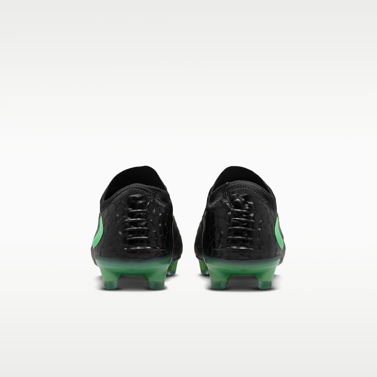 Nike Phantom 6 Low Elite Firm-Ground Soccer Cleats - Black/Black/Illusion Green - Image 6