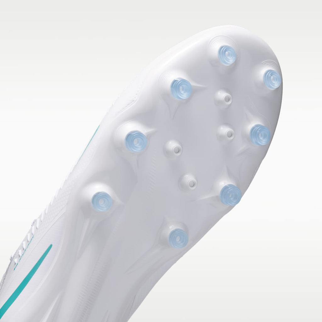 Nike Phantom 6 Low Pro Artificial-Grass Soccer Cleats - White/White/Dusty Cactus - Image 7