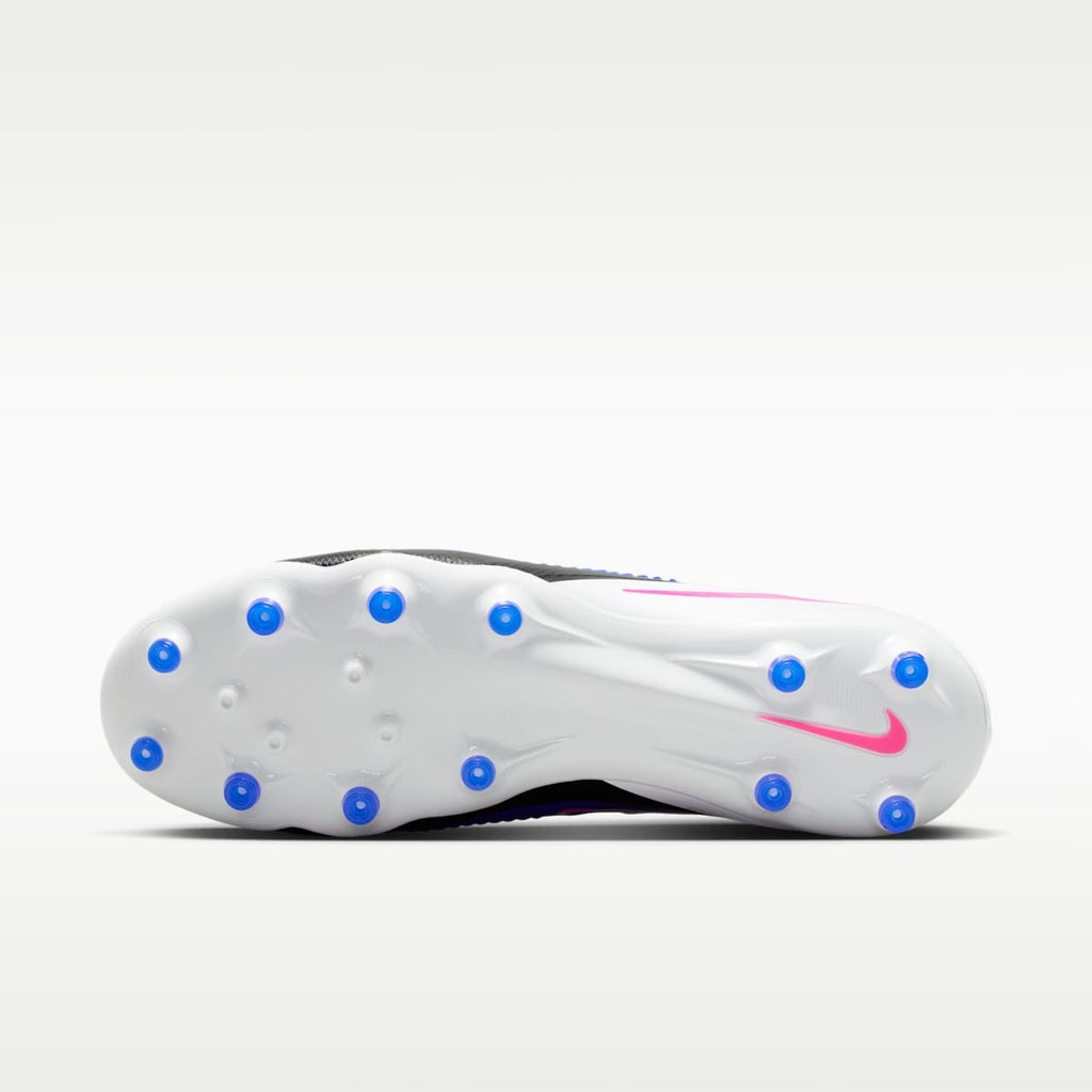 Nike Phantom 6 Low Pro Artificial-Grass Soccer Cleats - Racer Blue/White/Pink Blast - Image 2