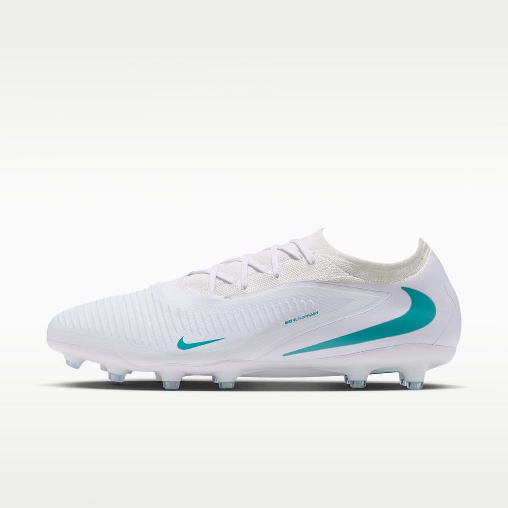 Women's Nike Phantom 6 Low Pro Artificial-Grass Soccer Cleats - White/White/Dusty Cactus