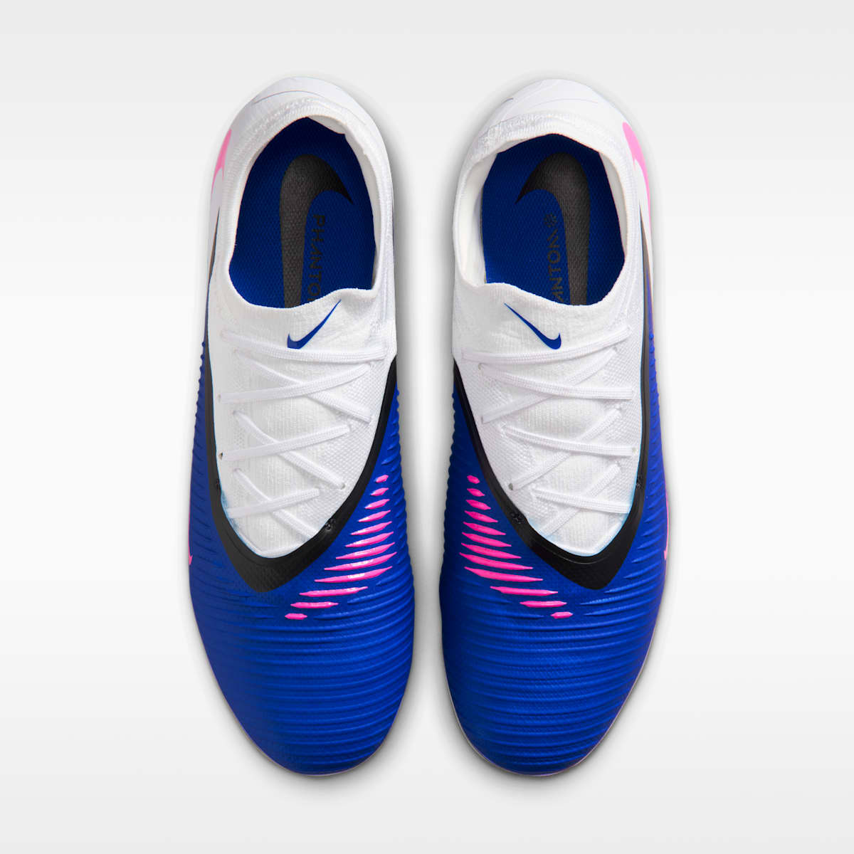 Nike Phantom 6 Low Pro Artificial-Grass Soccer Cleats - Racer Blue/White/Pink Blast - Image 4