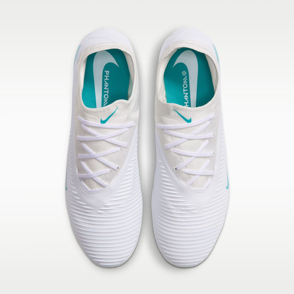 Women's Nike Phantom 6 Low Pro Artificial-Grass Soccer Cleats - White/White/Dusty Cactus