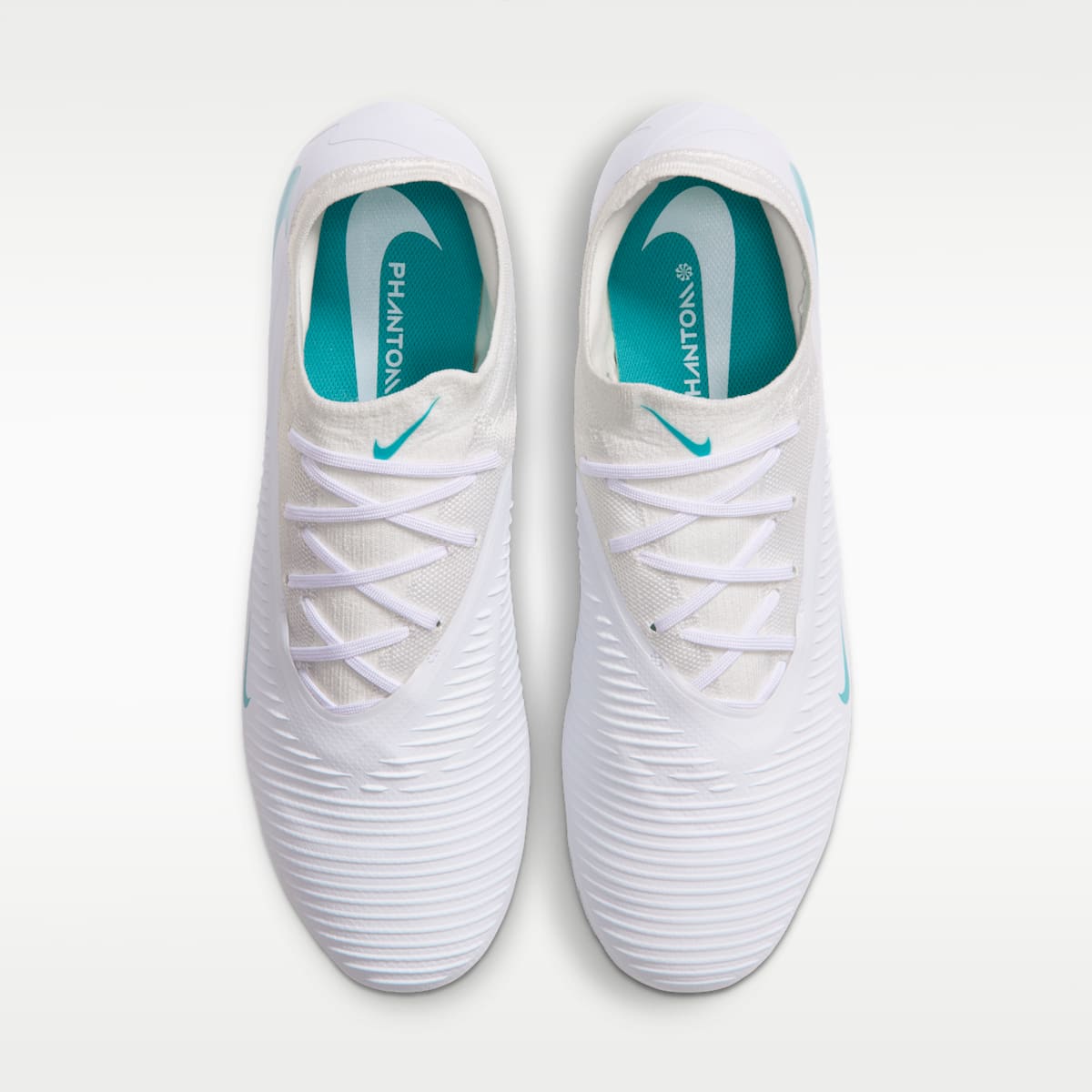 Women's Nike Phantom 6 Low Pro Artificial-Grass Soccer Cleats - White/White/Dusty Cactus
