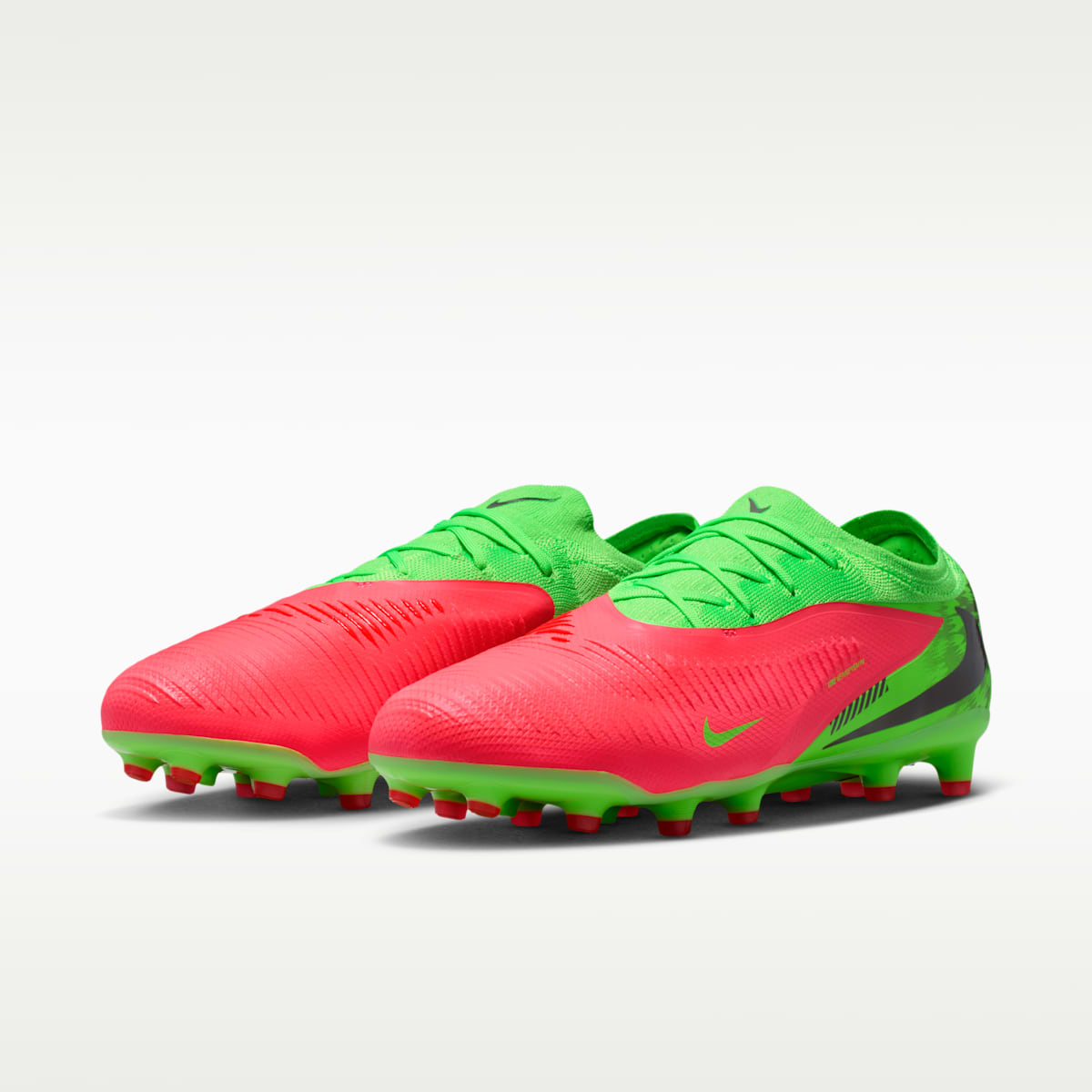 Nike Phantom 6 Low Pro "Erling Haaland" Artificial-Grass Soccer Cleats - Hot Punch/Green Strike/Black - Image 5
