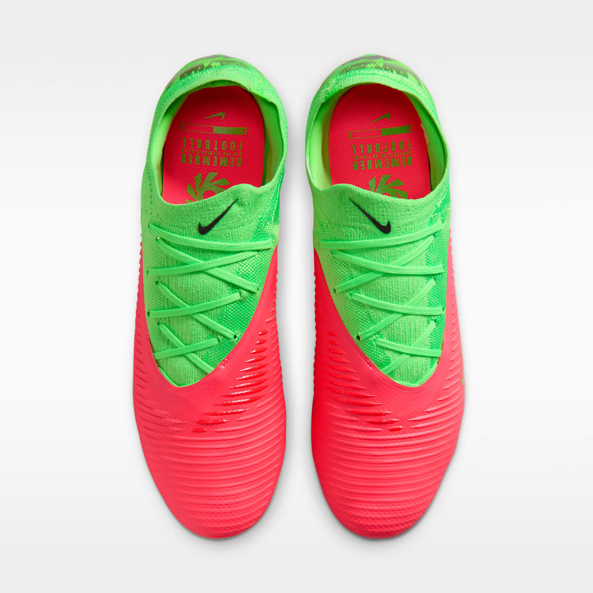 Nike Phantom 6 Low Pro "Erling Haaland" Artificial-Grass Soccer Cleats - Hot Punch/Green Strike/Black - Image 4