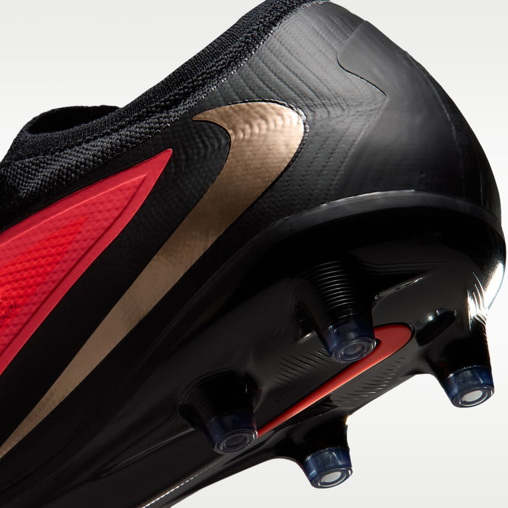Nike Phantom 6 Low Pro Artificial-Grass Soccer Cleats - Bright Crimson/Bright Crimson/Black - Image 9