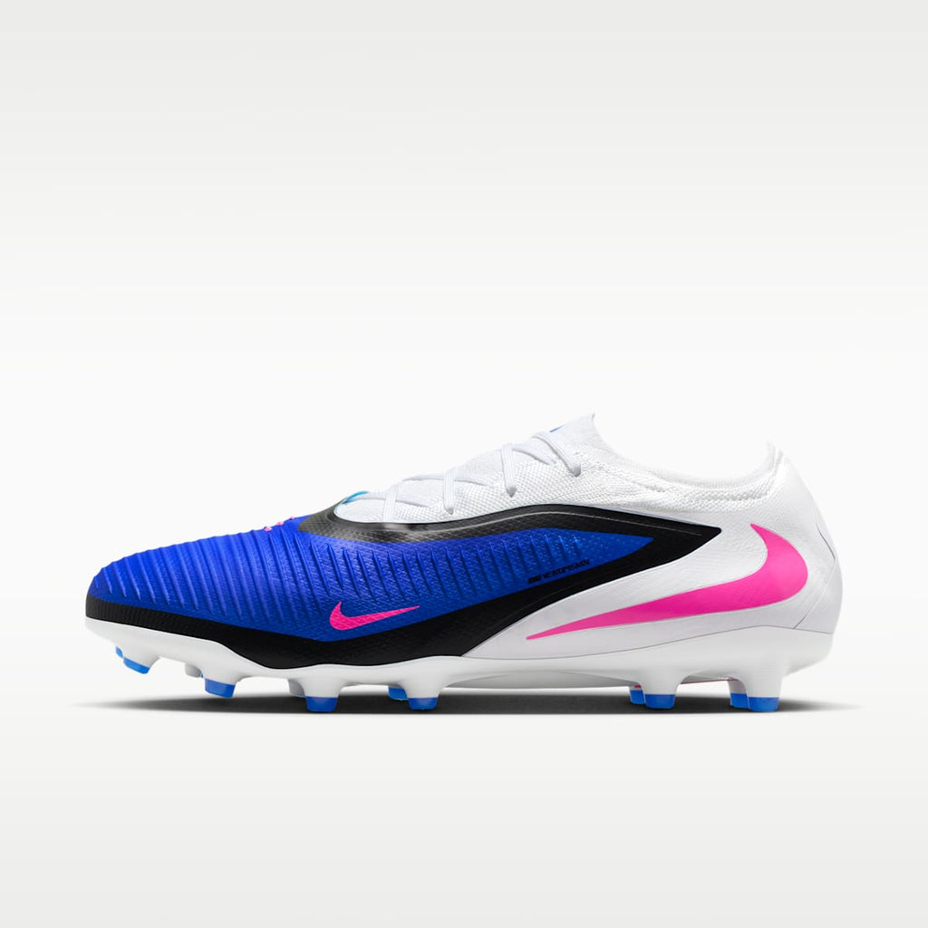 Nike Phantom 6 Low Pro Artificial-Grass Soccer Cleats - Racer Blue/White/Pink Blast - Image 1