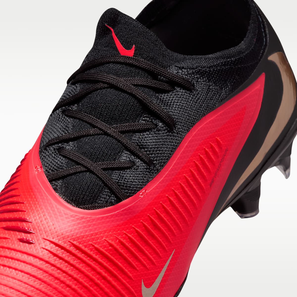 Nike Phantom 6 Low Pro Firm-Ground Soccer Cleats - Bright Crimson/Bright Crimson/Black - Image 8