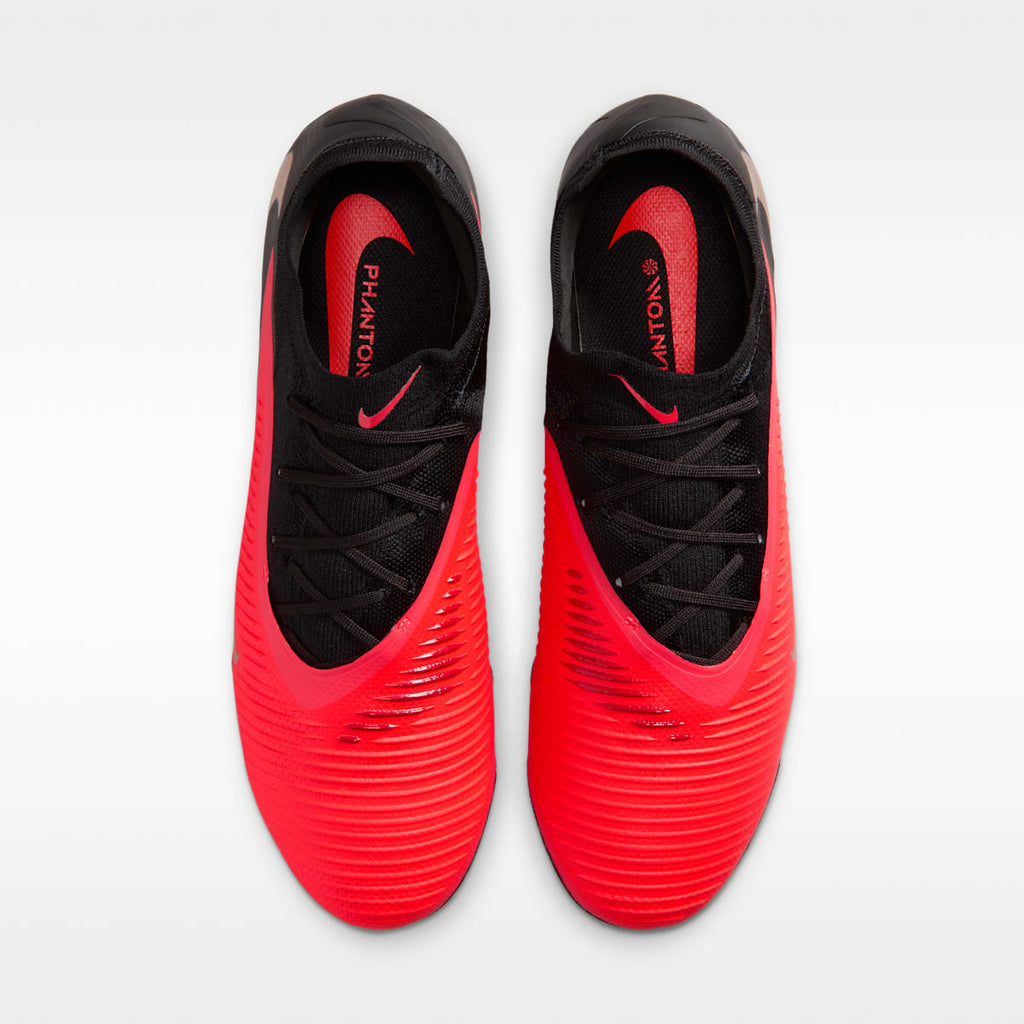 Nike Phantom 6 Low Pro Firm-Ground Soccer Cleats - Bright Crimson/Bright Crimson/Black - Image 4