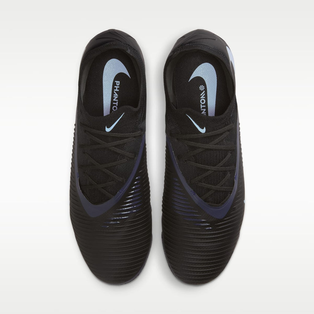 Nike Phantom 6 Low Pro Firm-Ground Soccer Cleats - Black/Black - Image 4