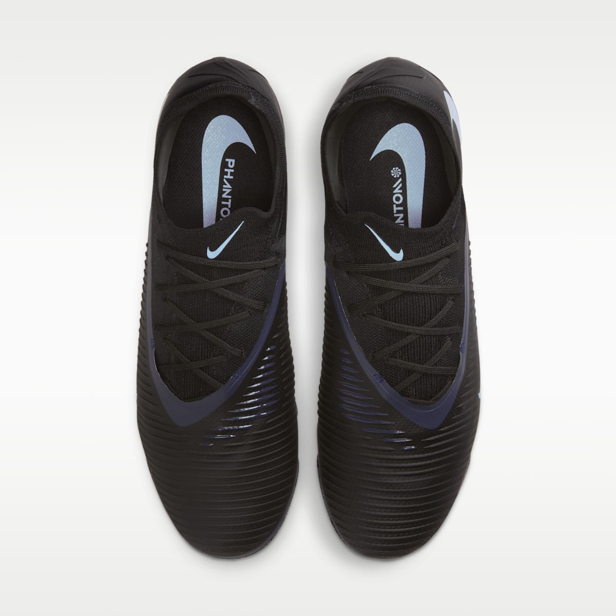Nike Phantom 6 Low Pro Firm-Ground Soccer Cleats - Black/Black - Image 4
