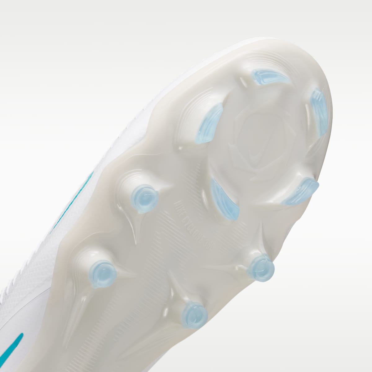 Nike Phantom 6 Low Pro Firm-Ground Soccer Cleats - White/White/Dusty Cactus - Image 7