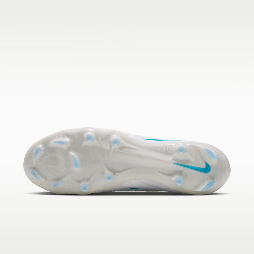 Nike Phantom 6 Low Pro Firm-Ground Soccer Cleats - White/White/Dusty Cactus - Image 2