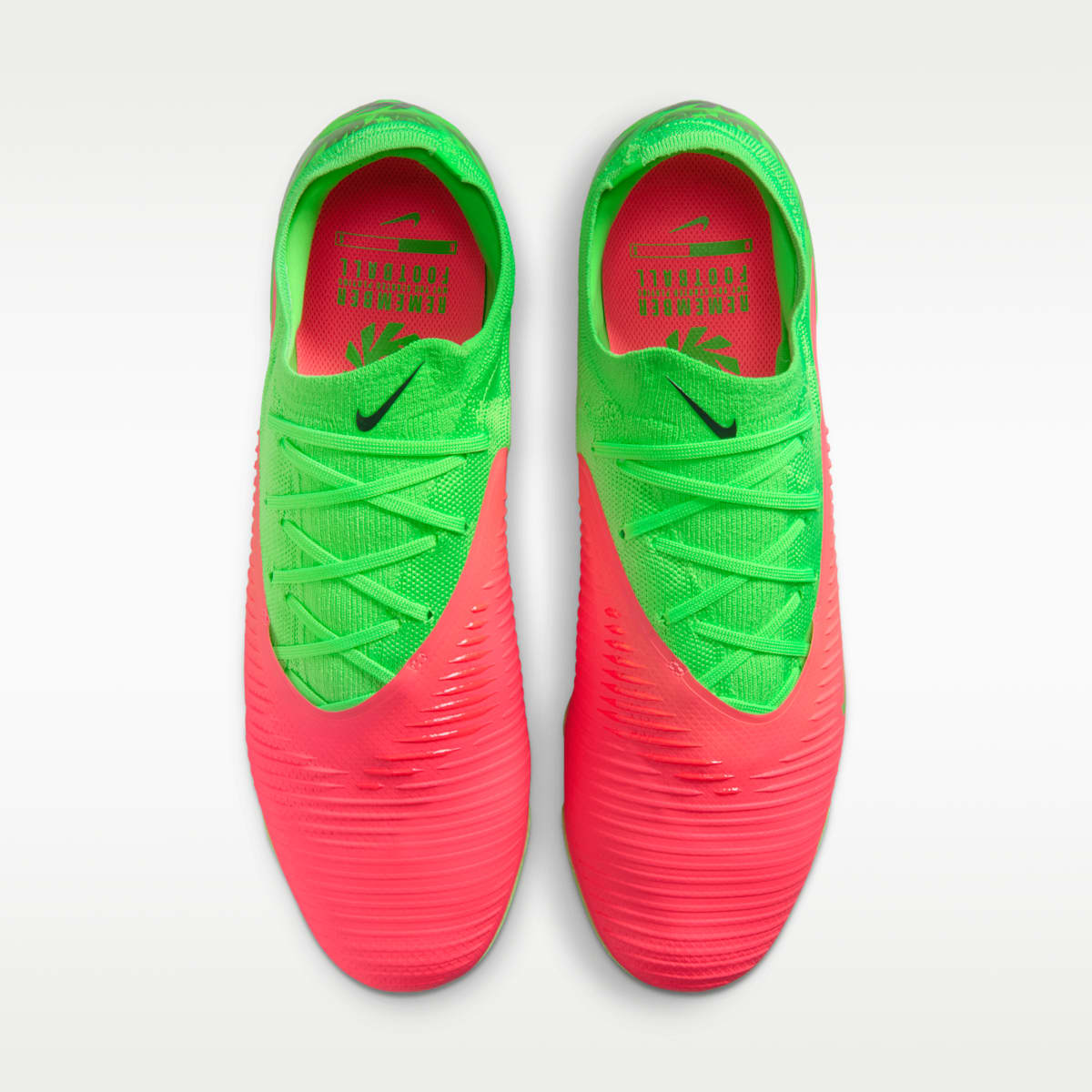 Nike Phantom 6 Low Pro "Erling Haaland" Firm-Ground Soccer Cleats - Hot Punch/Green Strike/Black - Image 4