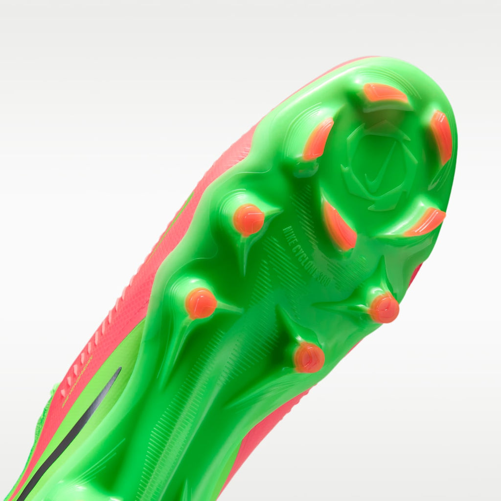 Nike Phantom 6 Low Pro "Erling Haaland" Firm-Ground Soccer Cleats - Hot Punch/Green Strike/Black - Image 7