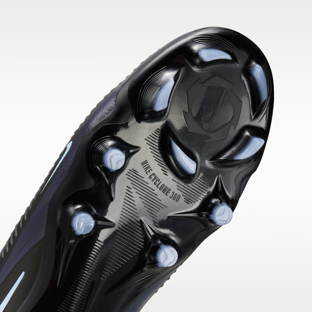 Nike Phantom 6 Low Pro Firm-Ground Soccer Cleats - Black/Black - Image 7